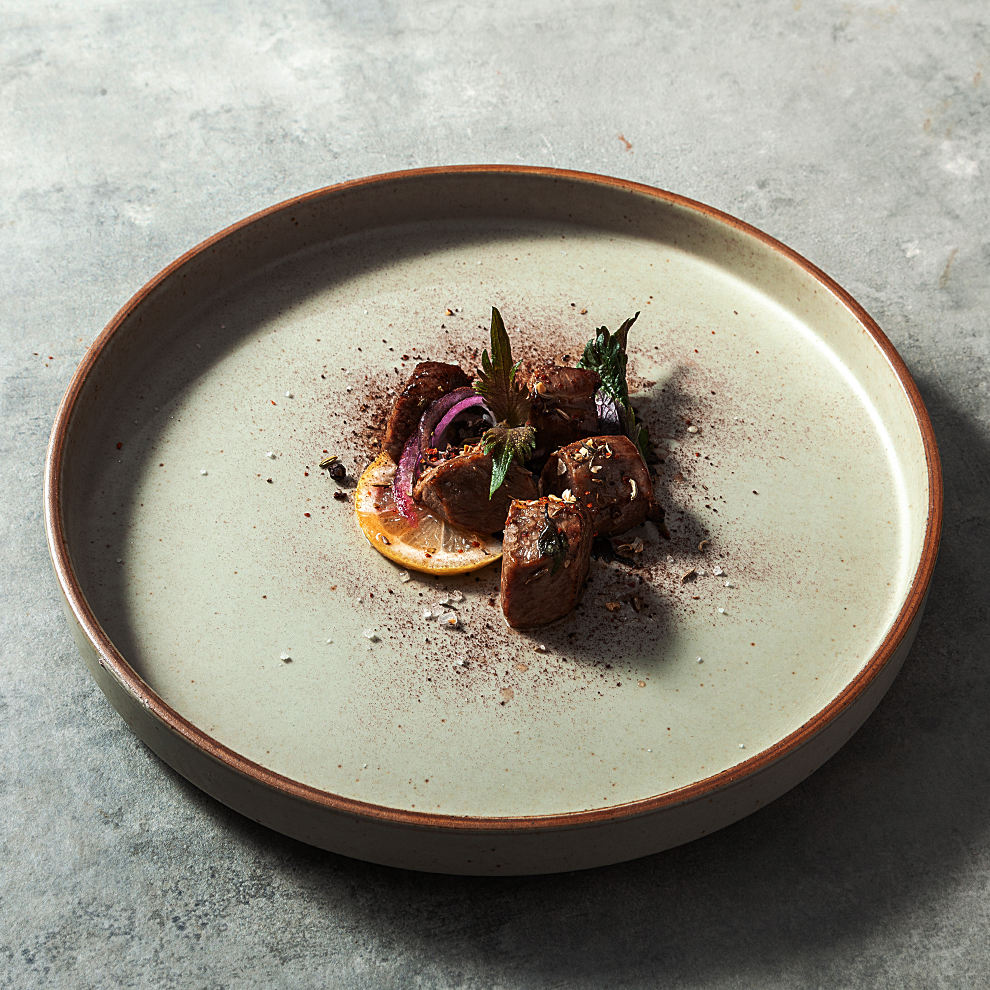 Sage Rim Dinner Plate