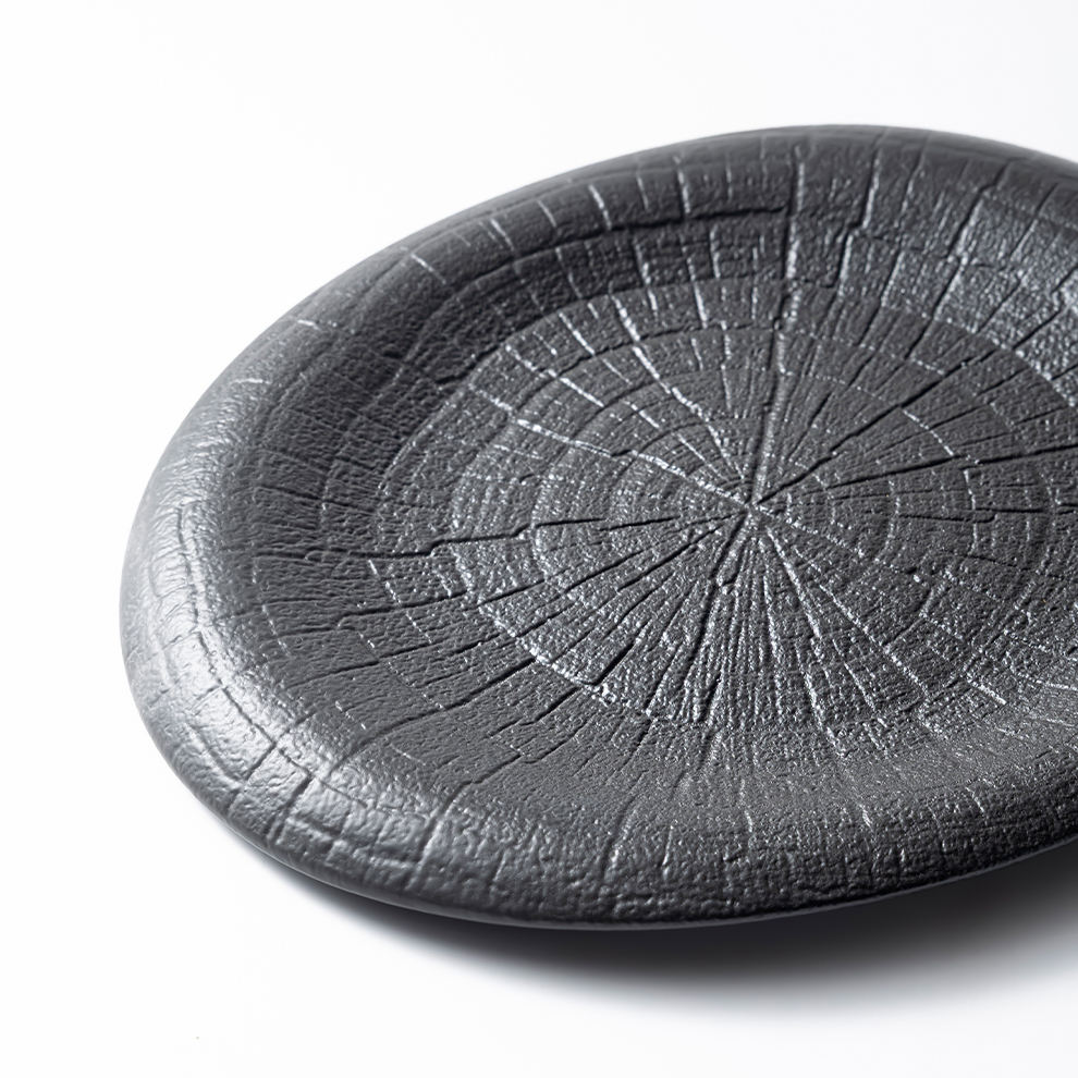 Stone Grey Pasta Plate