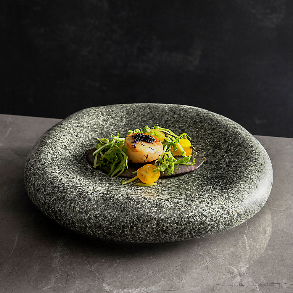 Raw Edge Charger Plate